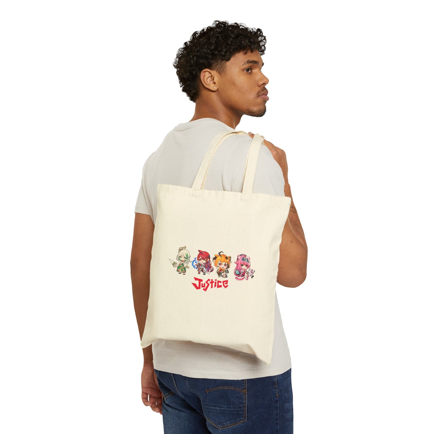 HoloJustice_Cotton Canvas Tote Bag
