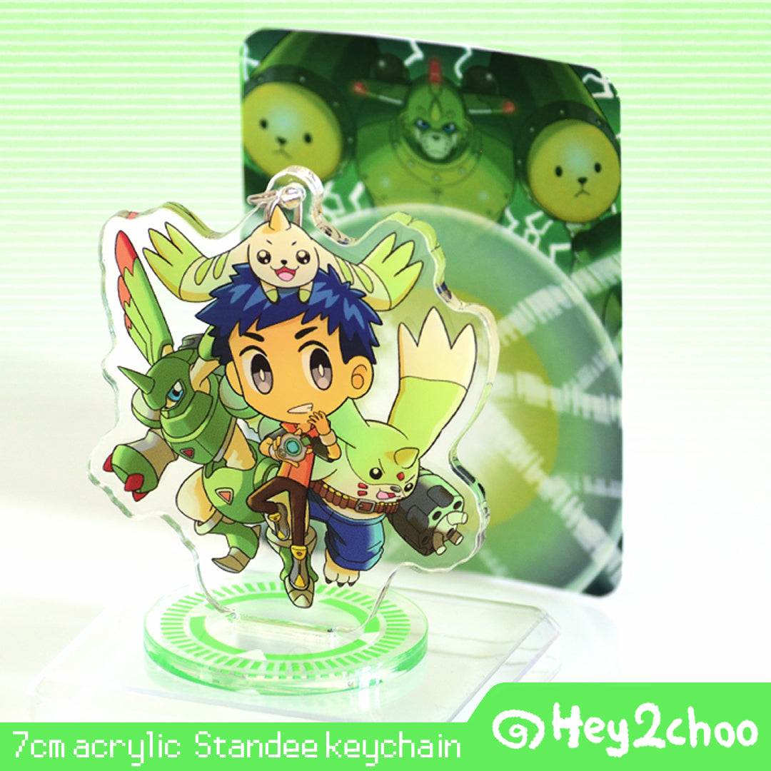 Terriermon_ Standee Keychain