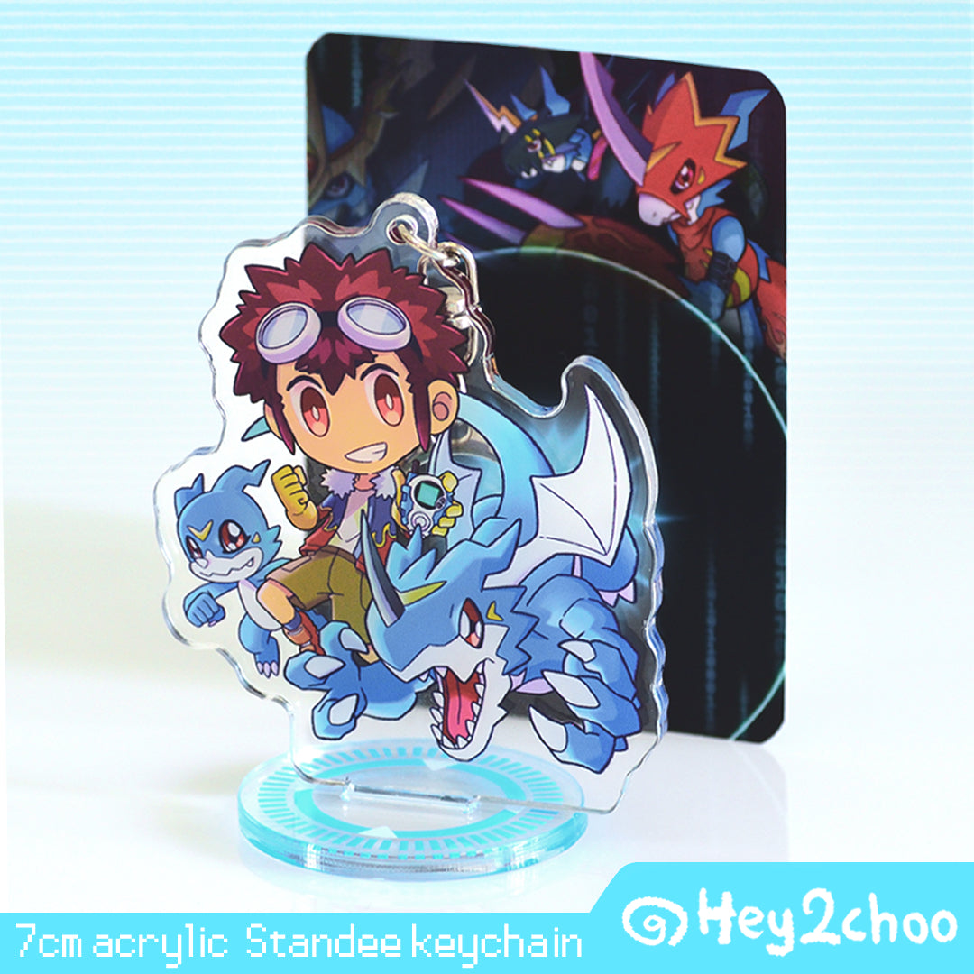 Veemon_ Standee Keychain