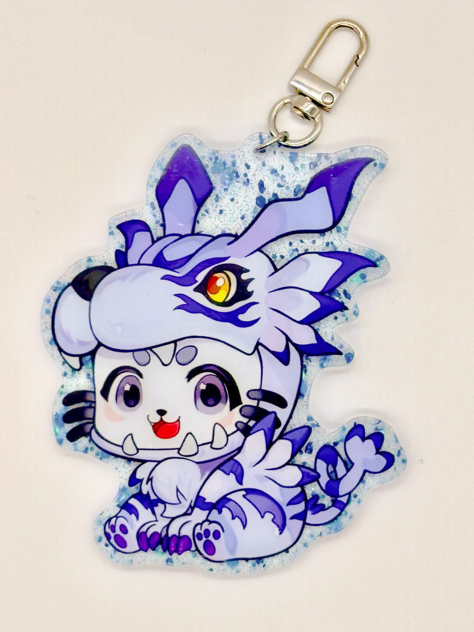 Cunomon_Garurumon_Keychain