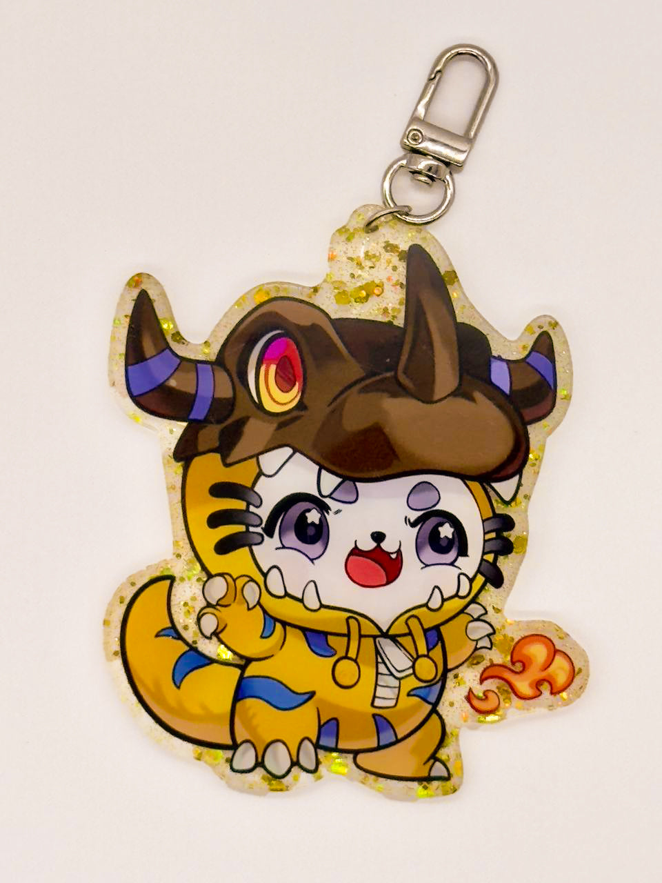 Cunomon_Greymon_Keychain