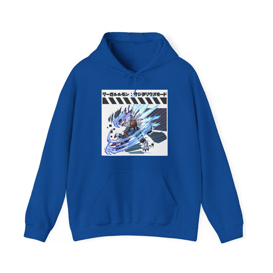 Digimon Weregarurumon Hooded Sweatshirt Design by Currynoodleart